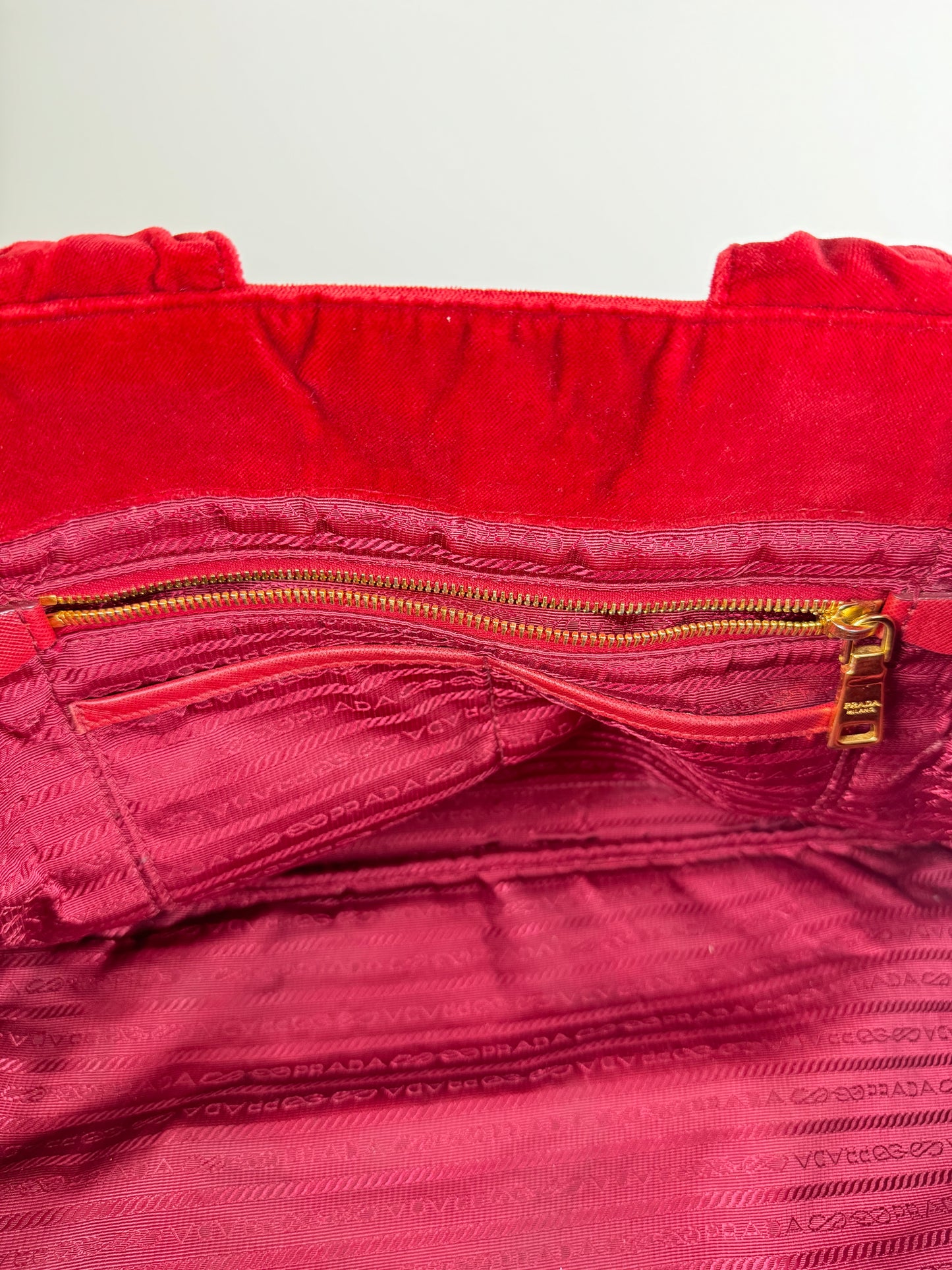 Prada Canapa MM Velour