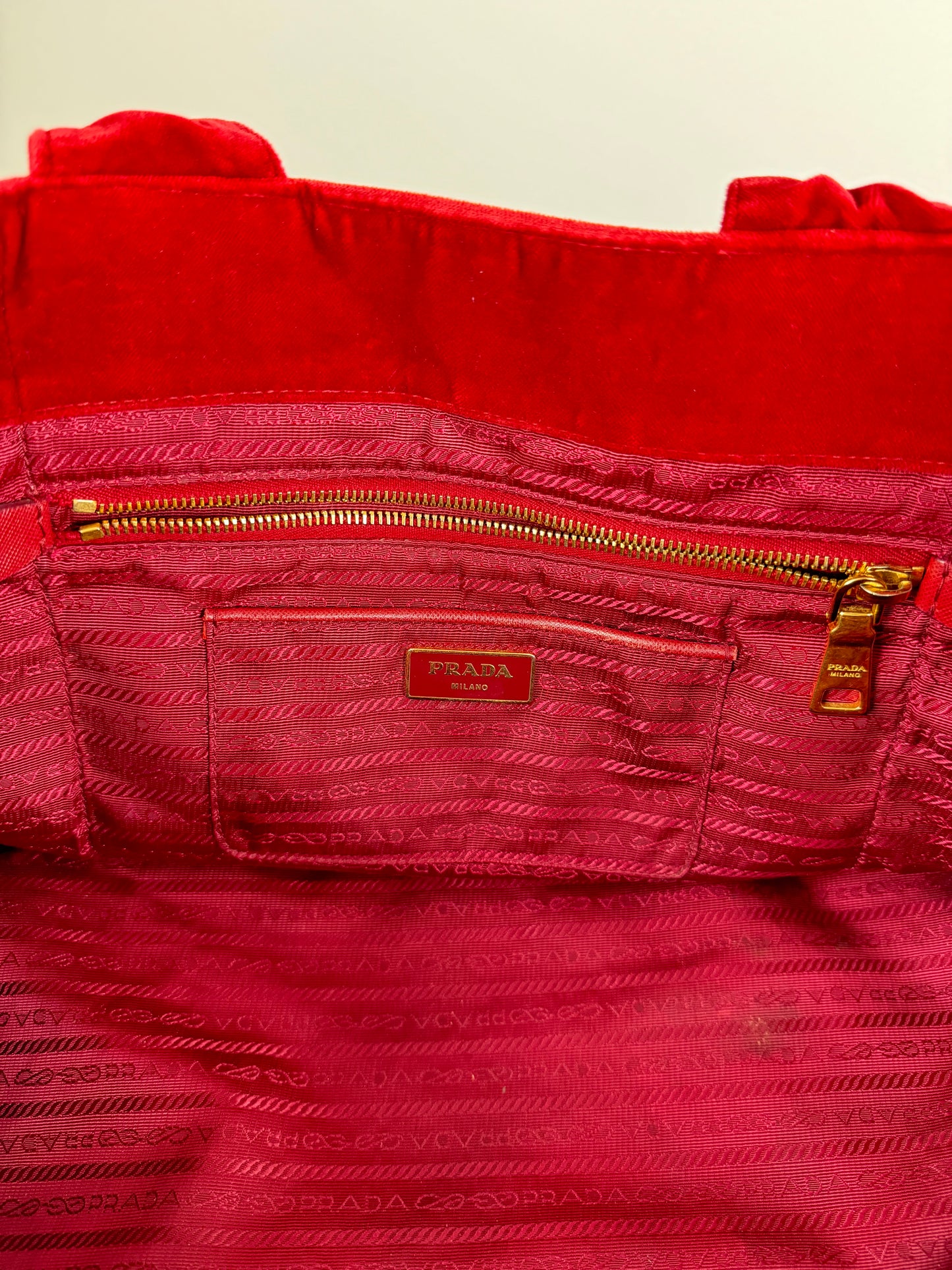 Prada Canapa MM Velour