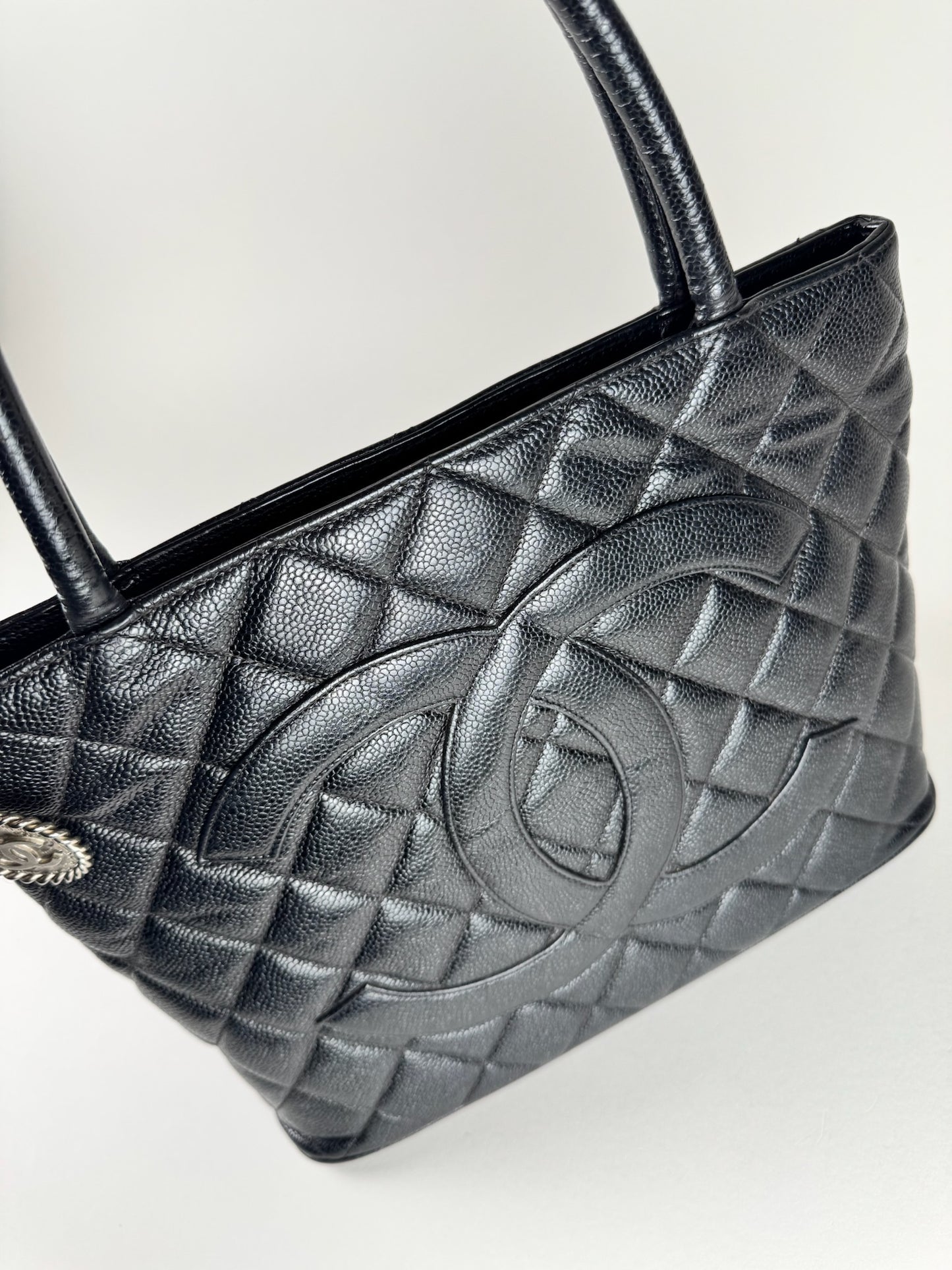 Chanel Medallion Tote Caviar