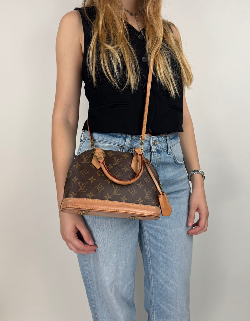 Louis Vuitton Alma BB - worn