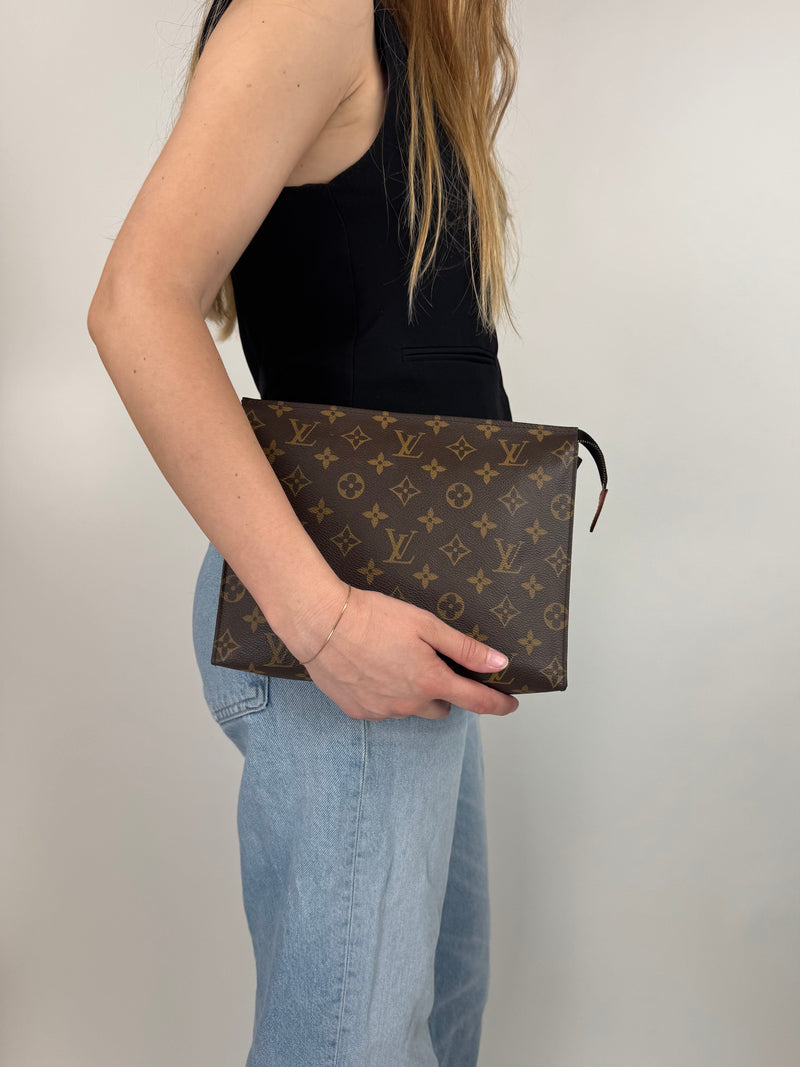 Louis Vuitton Toiletry Pouch 26 - worn