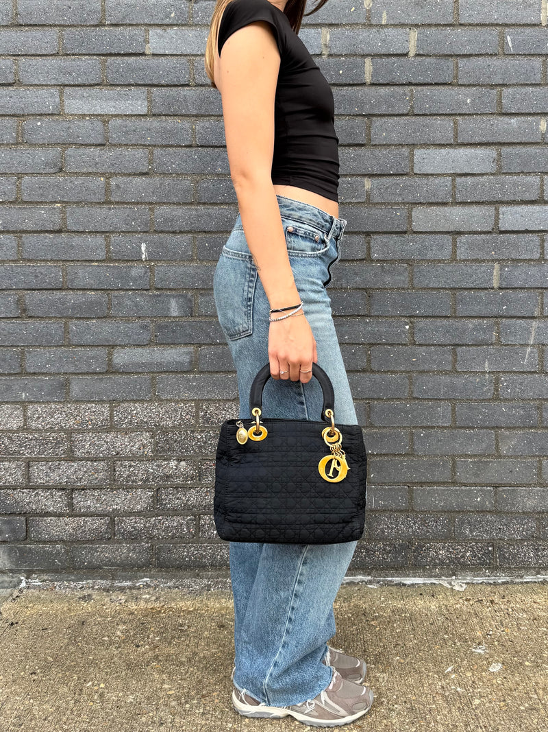 Dior Lady Dior Medium - worn
