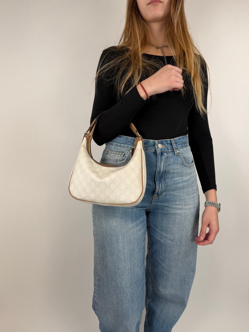 Gucci GG Hobo Shoulder Bag - worn