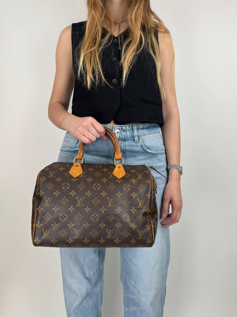 Louis Vuitton Speedy 30 - worn