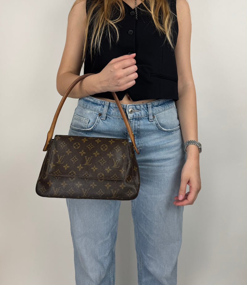 Louis Vuitton Mini Looping - worn