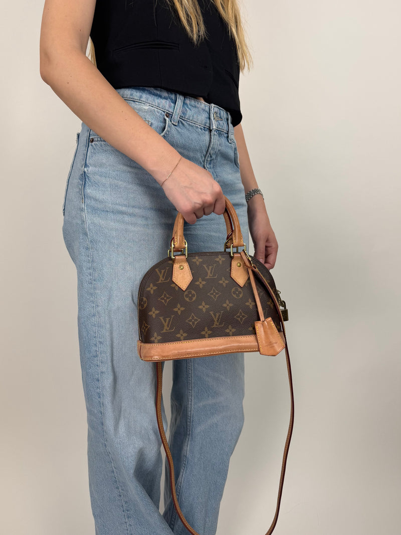 Louis Vuitton Alma BB - worn