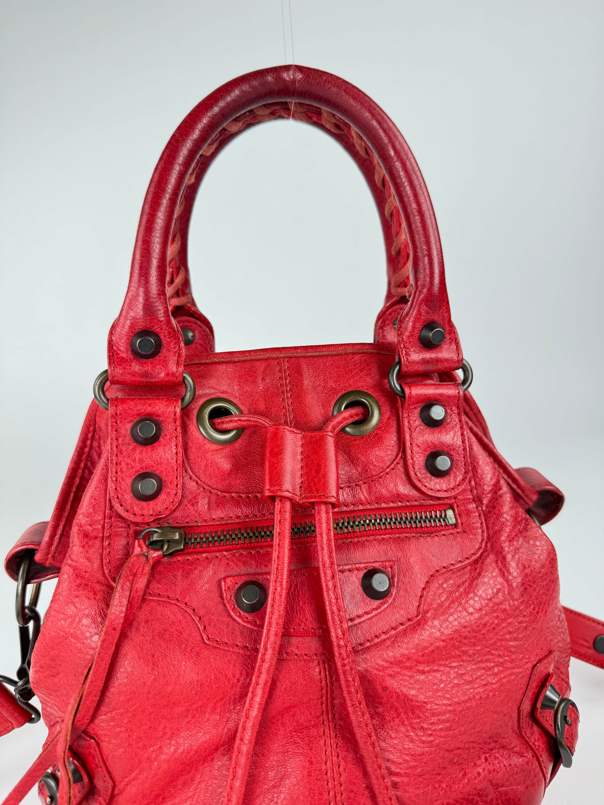 Balenciaga Bucket Pompon Small