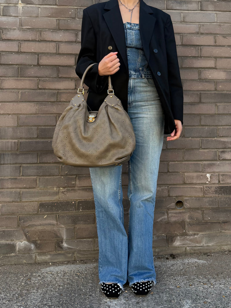 Louis Vuitton Mahina Hobo - worn
