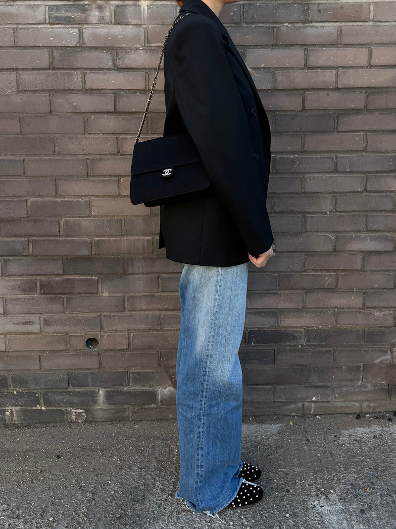 Chanel Single Flap - worn
