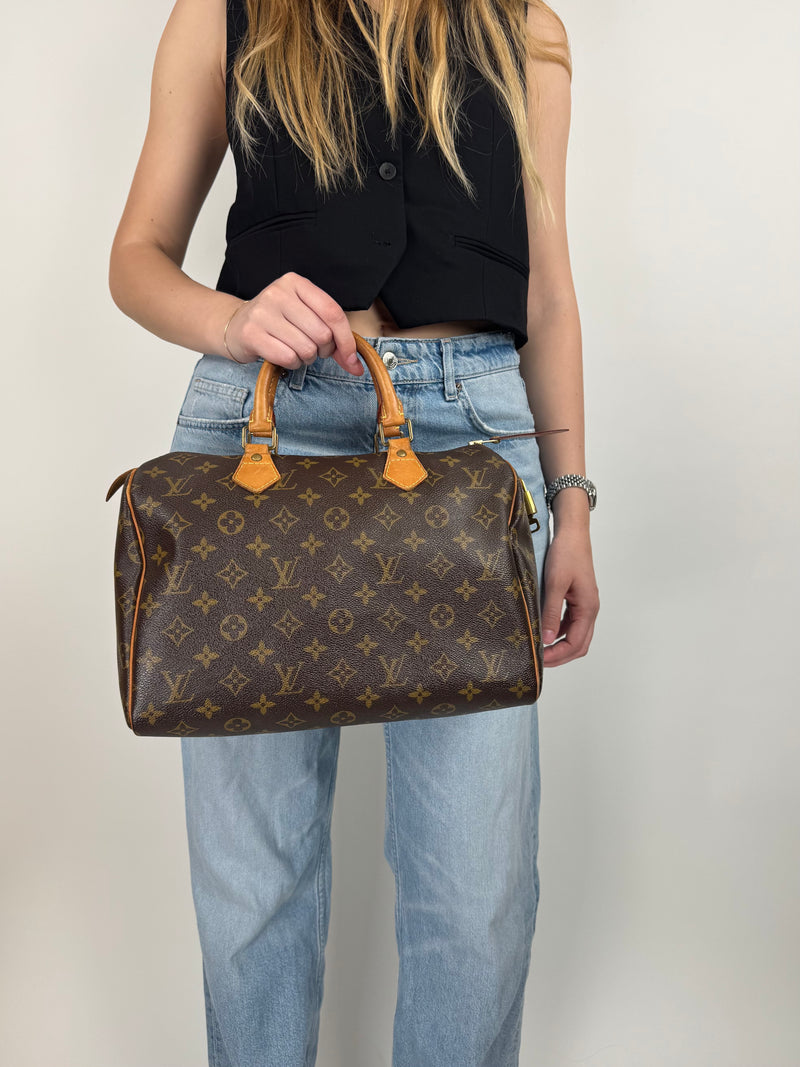 Louis Vuitton Speedy 30 - worn