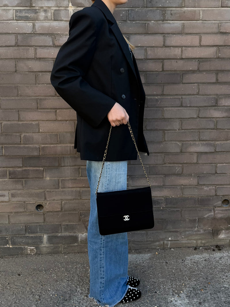 Chanel Single Flap - worn
