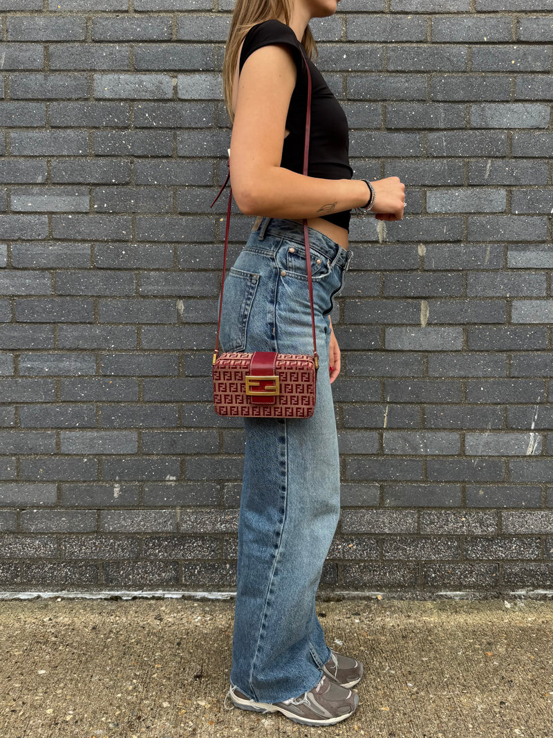 Fendi Zucchini Mini Crossbody - worn
