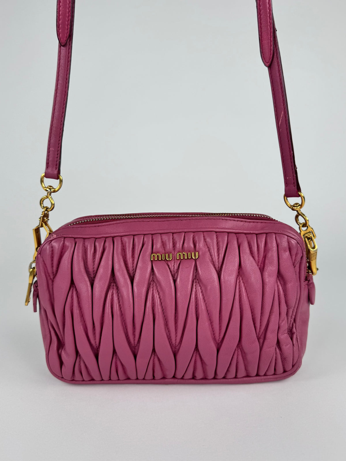 Miu Miu Matelassé Camera