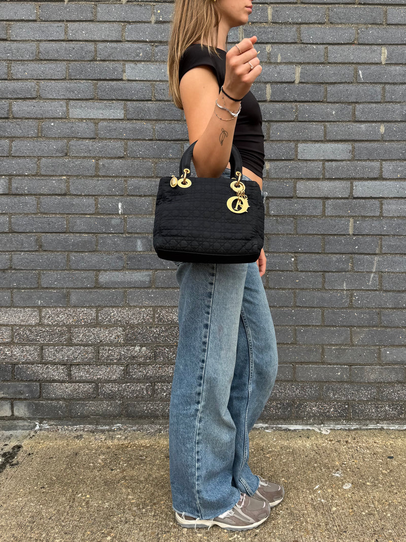 Dior Lady Dior Medium - worn
