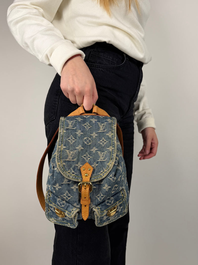 Louis Vuitton Backpack Sac a Dos PM - worn
