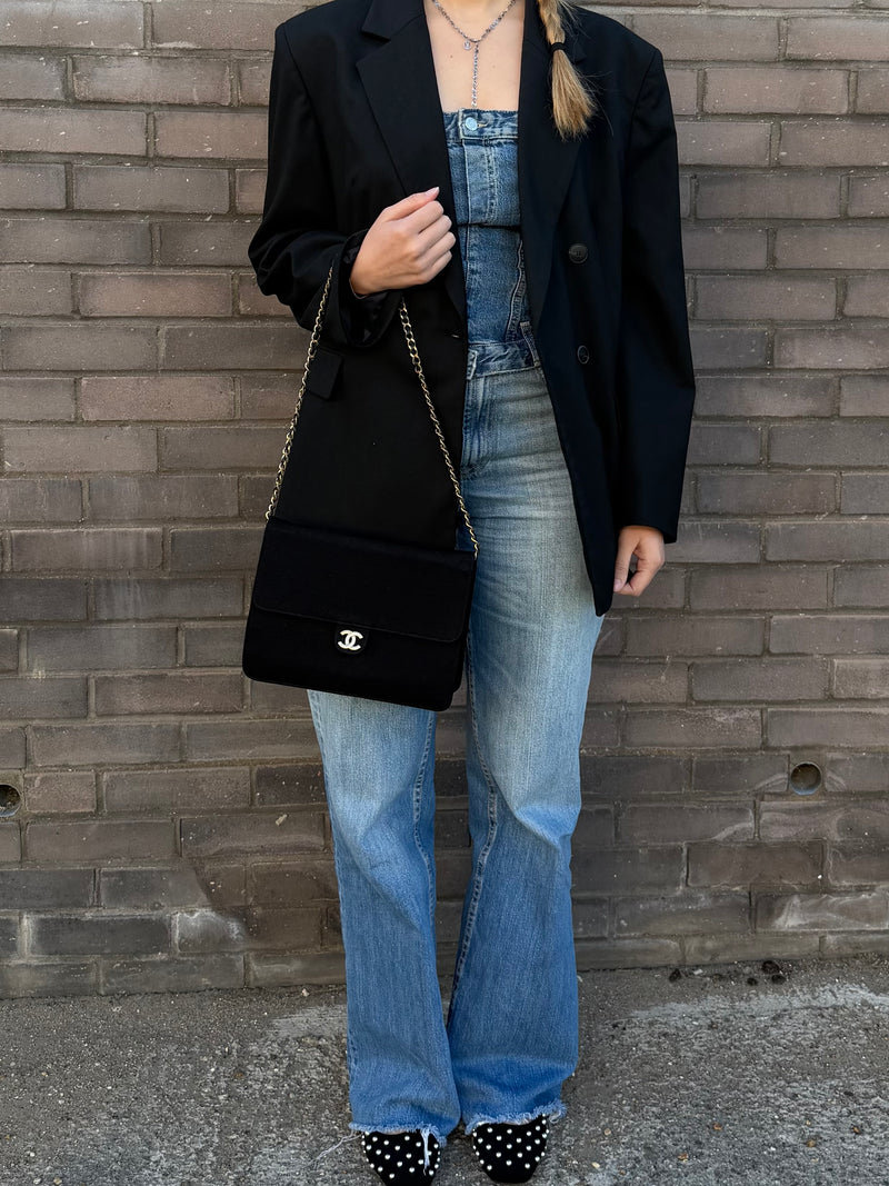 Chanel Single Flap - worn