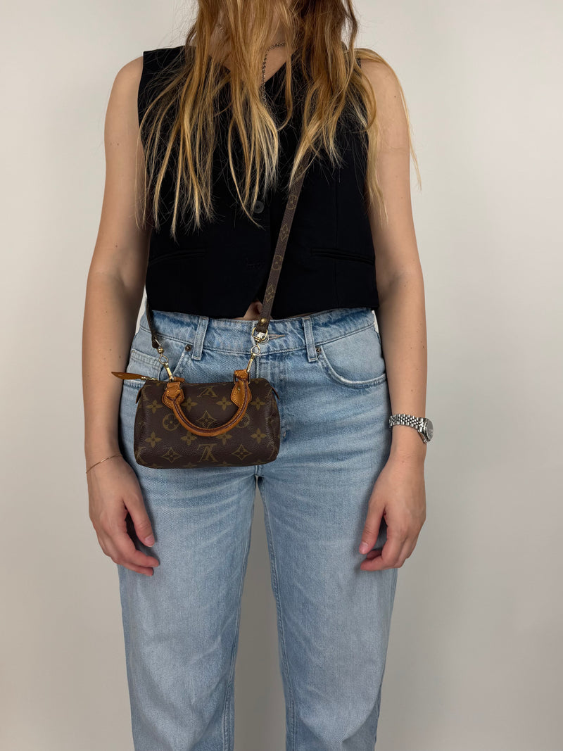 Louis Vuitton Mini Speedy - worn