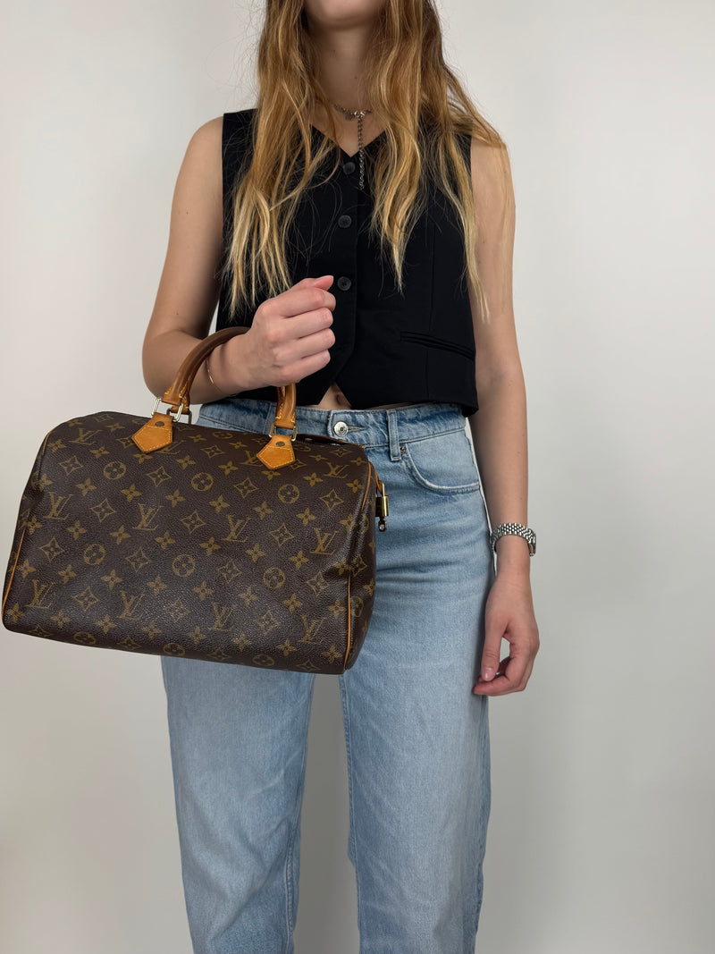 Louis Vuitton Speedy 30 - worn