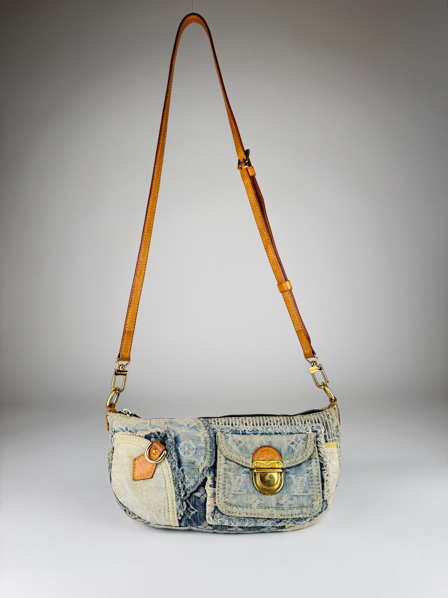 Louis Vuitton Baggy Denim Patchwork