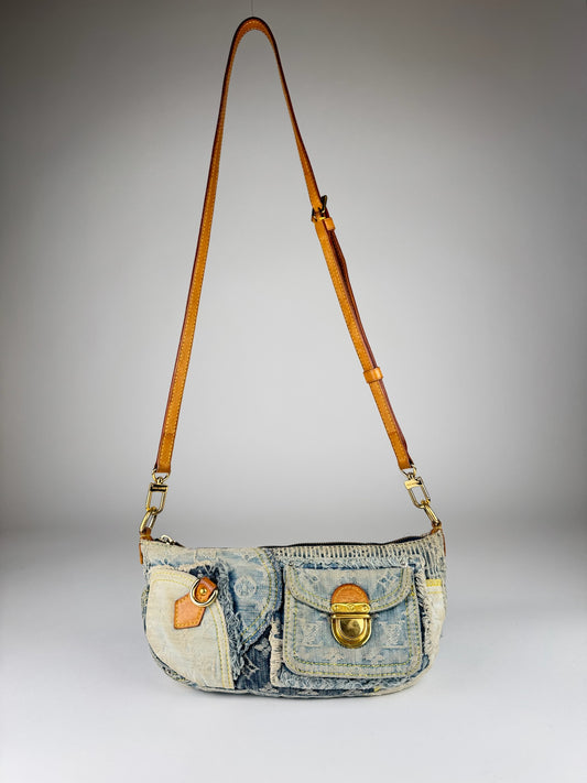 Louis Vuitton Baggy Denim Patchwork