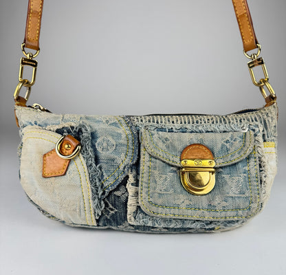 Louis Vuitton Baggy Denim Patchwork