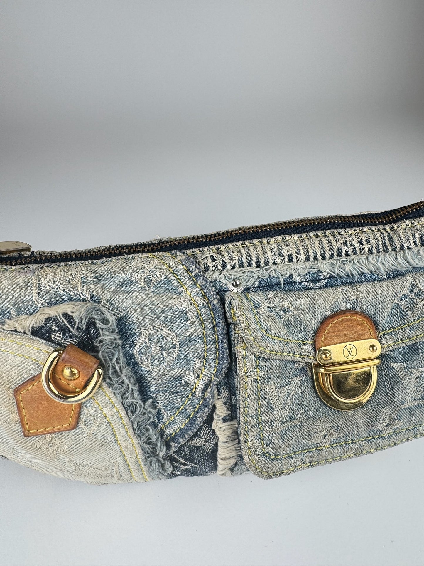 Louis Vuitton Baggy Denim Patchwork