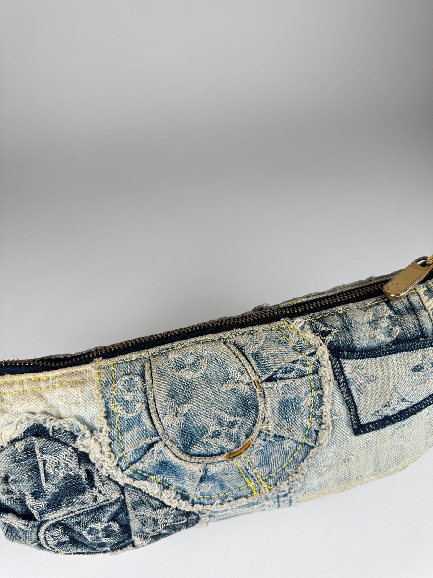 Louis Vuitton Baggy Denim Patchwork