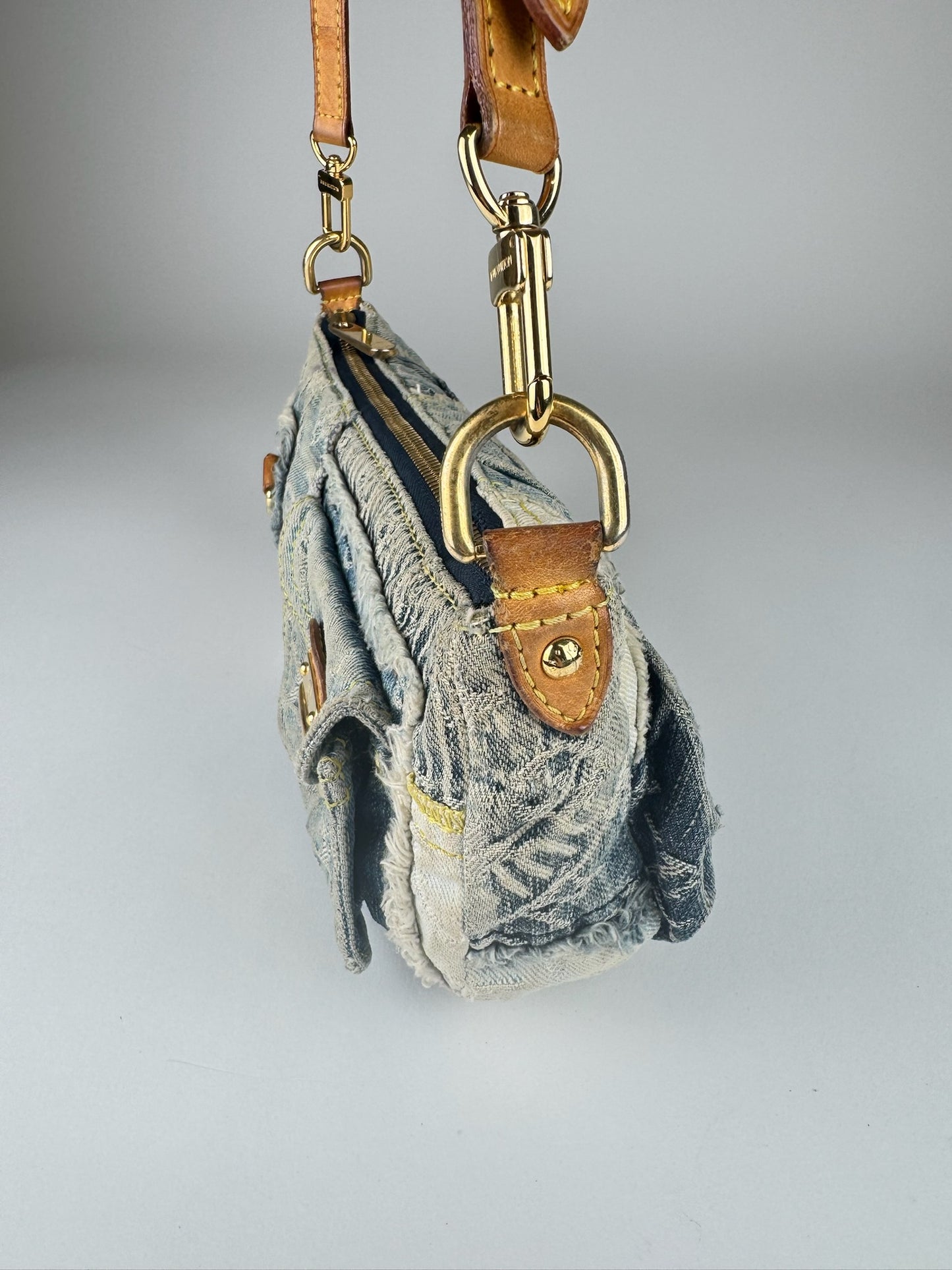 Louis Vuitton Baggy Denim Patchwork