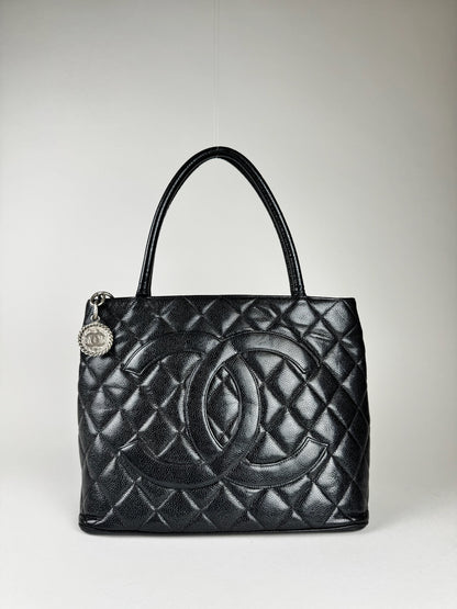 Chanel Medallion Tote Caviar