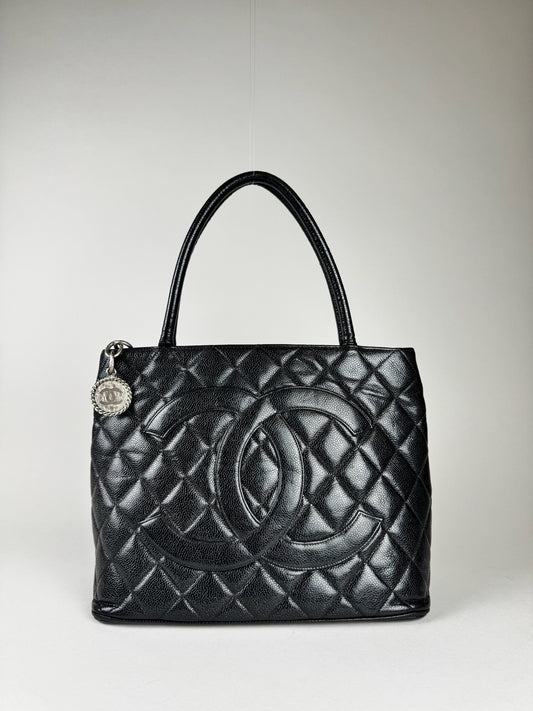 Chanel Medallion Tote Caviar