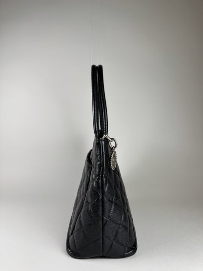 Chanel Medallion Tote Caviar