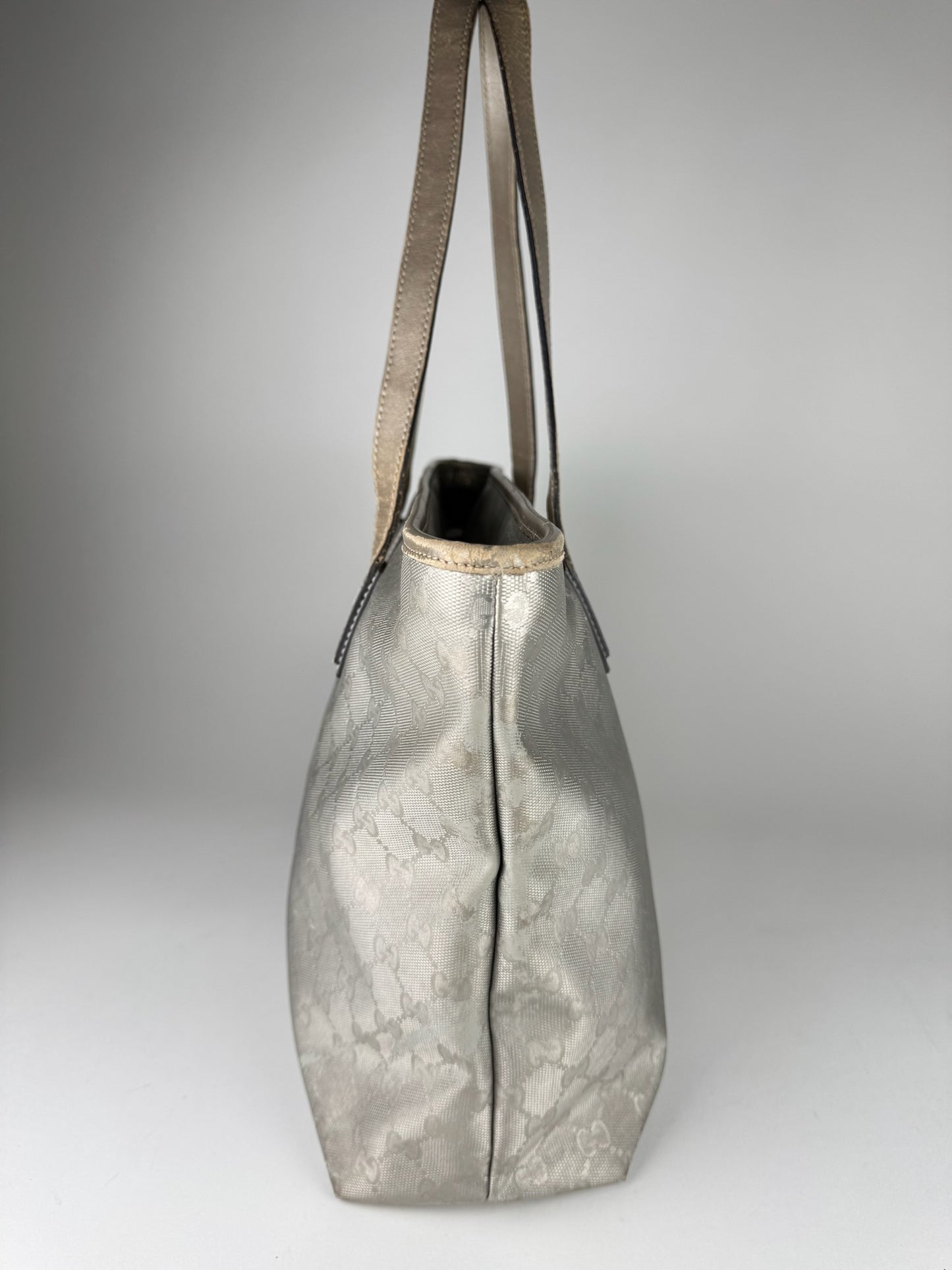 Gucci Imprime Metallic Tote