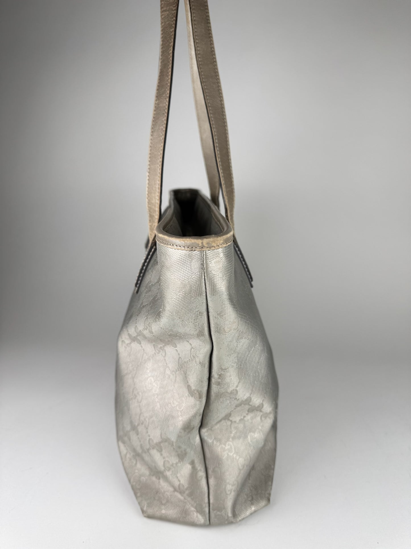 Gucci Imprime Metallic Tote