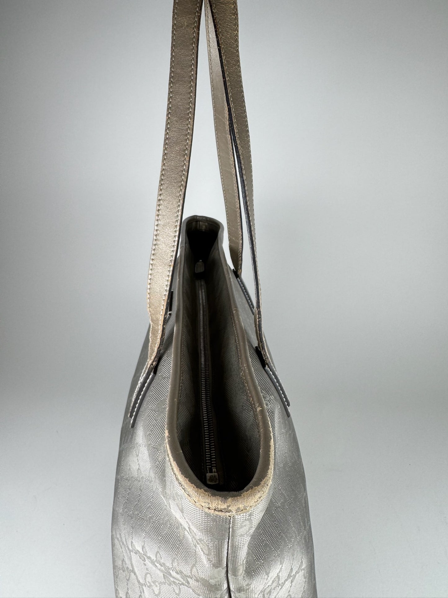 Gucci Imprime Metallic Tote