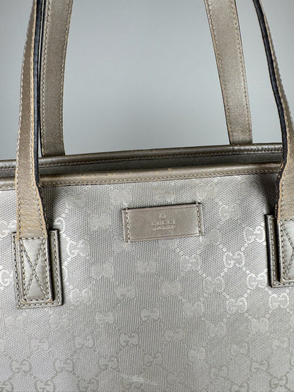 Gucci Imprime Metallic Tote - respace.studio