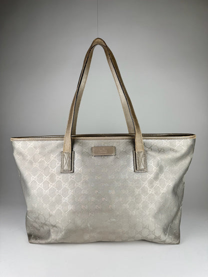 Gucci Imprime Metallic Tote - respace.studio